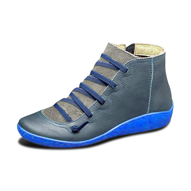 Women’s Orthopedic Lace-Up Boots – Lightweight, Supportive & Non-Slip Wide Fit