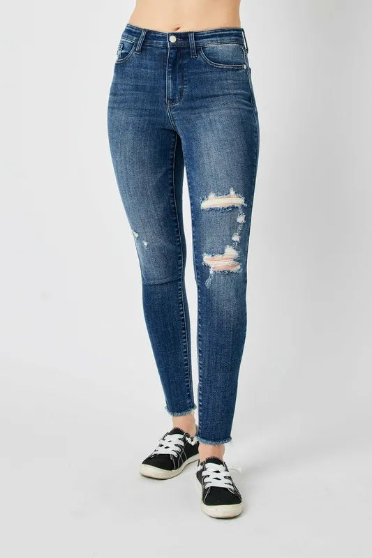 Judy Blue fitted skinny jeans women high waist style
