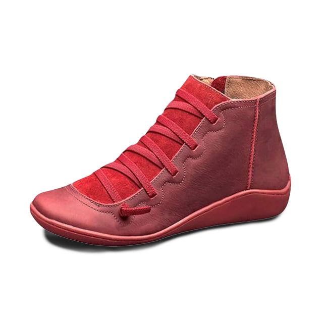 Women’s Orthopedic Lace-Up Boots – Lightweight, Supportive & Non-Slip Wide Fit