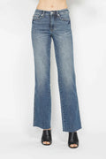 Judy Blue tummy control straight jeans high waist denim